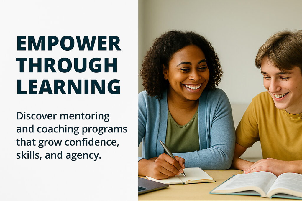 Mentor and Mentee in a BE(YOU)FULL mentoring session.