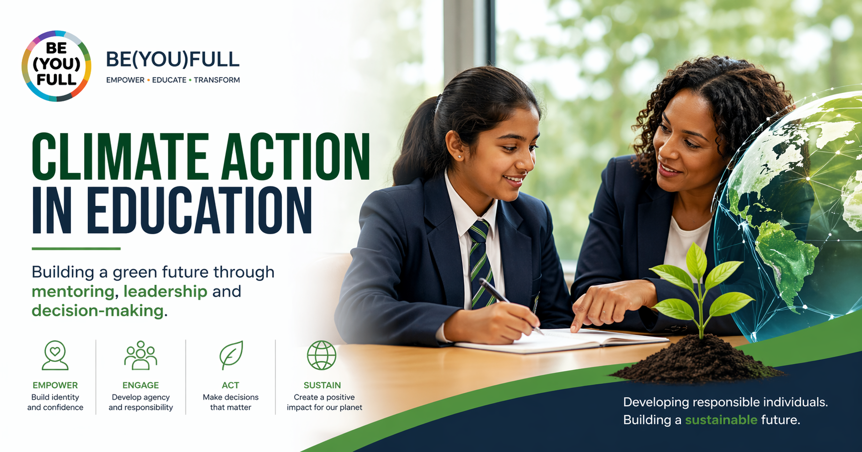 Climate action in education through mentoring and leadership
